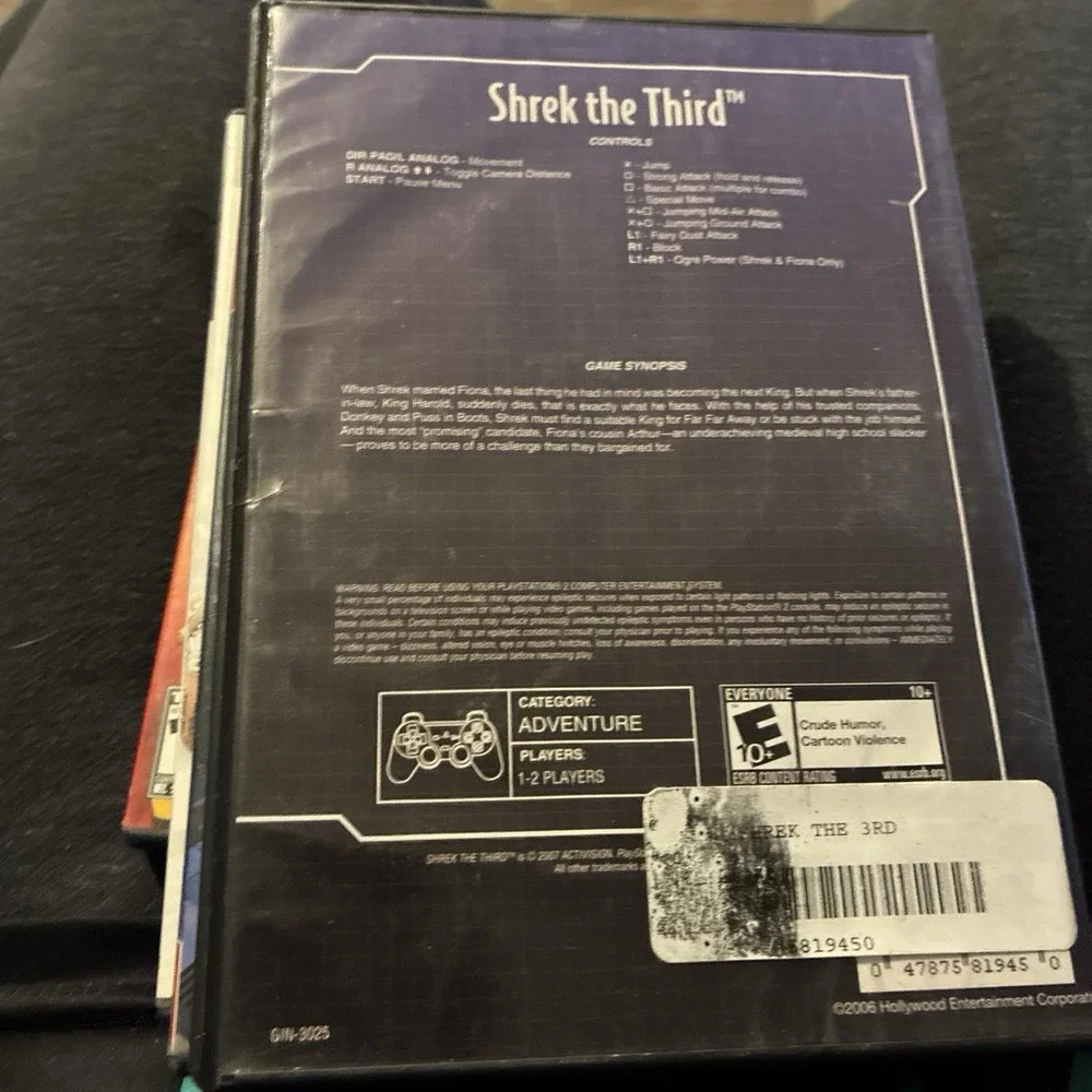 Shrek the Third - PlayStation 2 Tested Working No Book